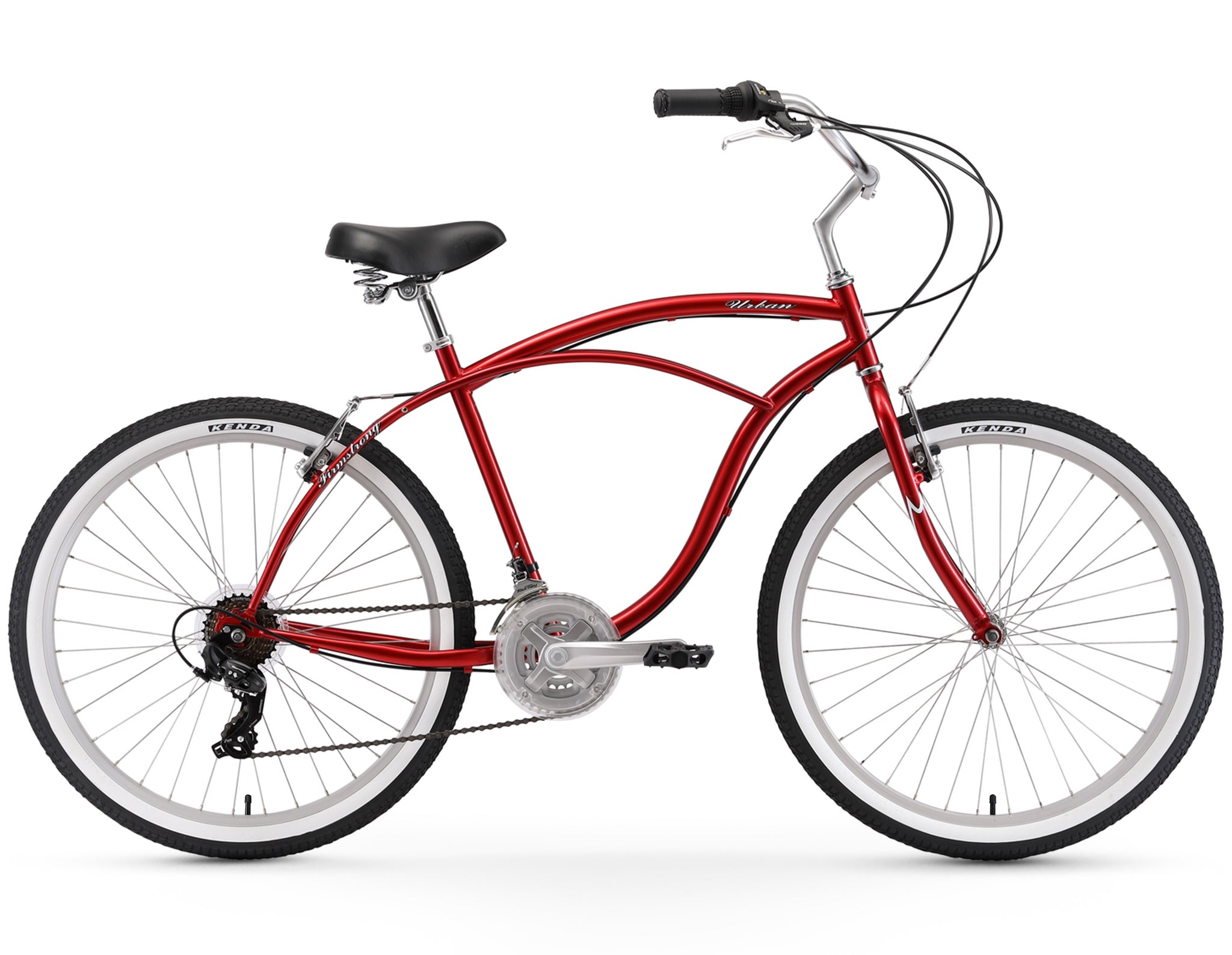 Firmstrong Urban Man 26" 21 Speed Beach Cruiser Bicycle