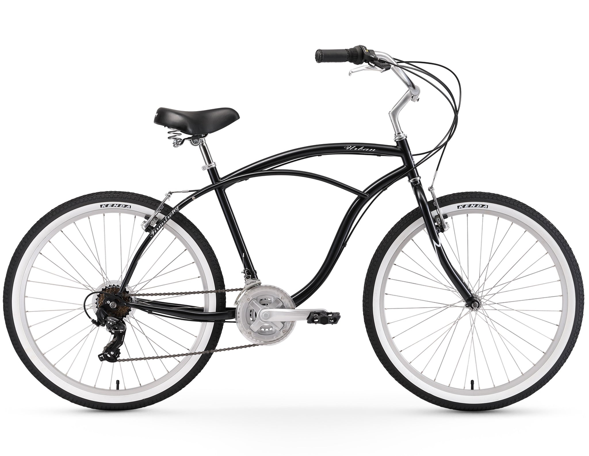 Firmstrong Urban Man 26" 21 Speed Beach Cruiser Bicycle