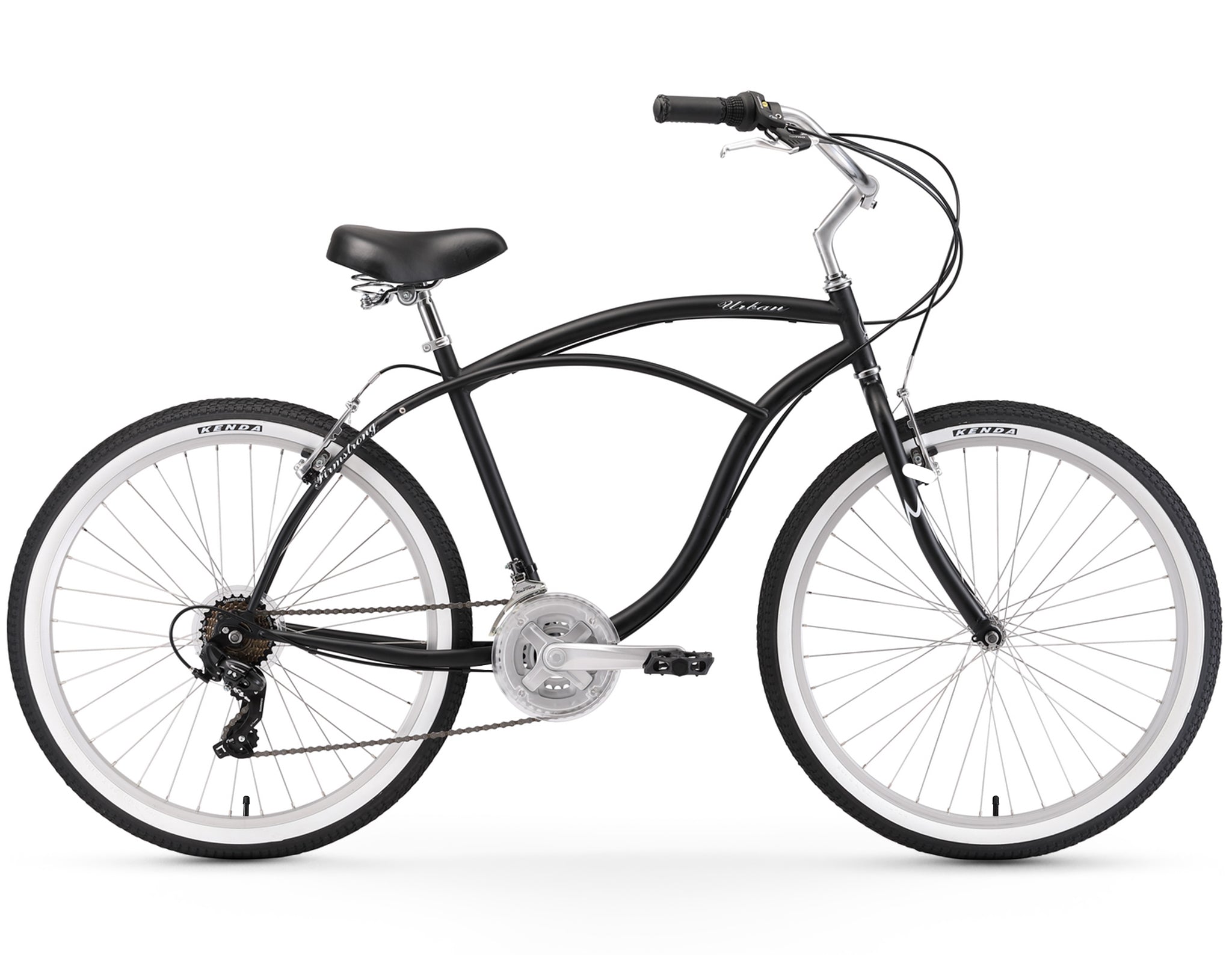 Firmstrong Urban Man 26" 21 Speed Beach Cruiser Bicycle