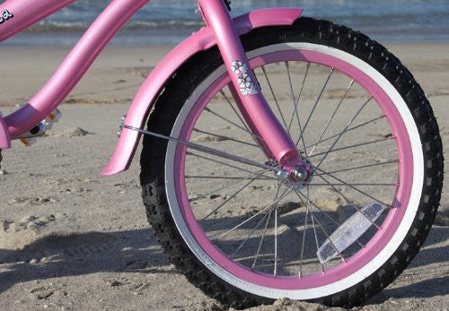 Firmstrong Mini Bella Girl 16" - Beach Cruiser Bicycle w/ Training Wheels