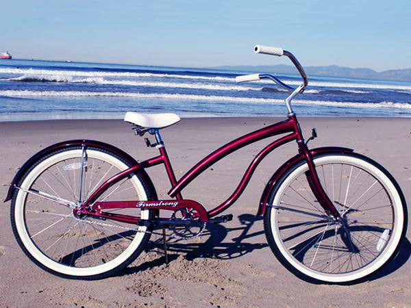 Firmstrong Bella Fashionista Single Speed - Women's 26" Beach Cruiser Bike