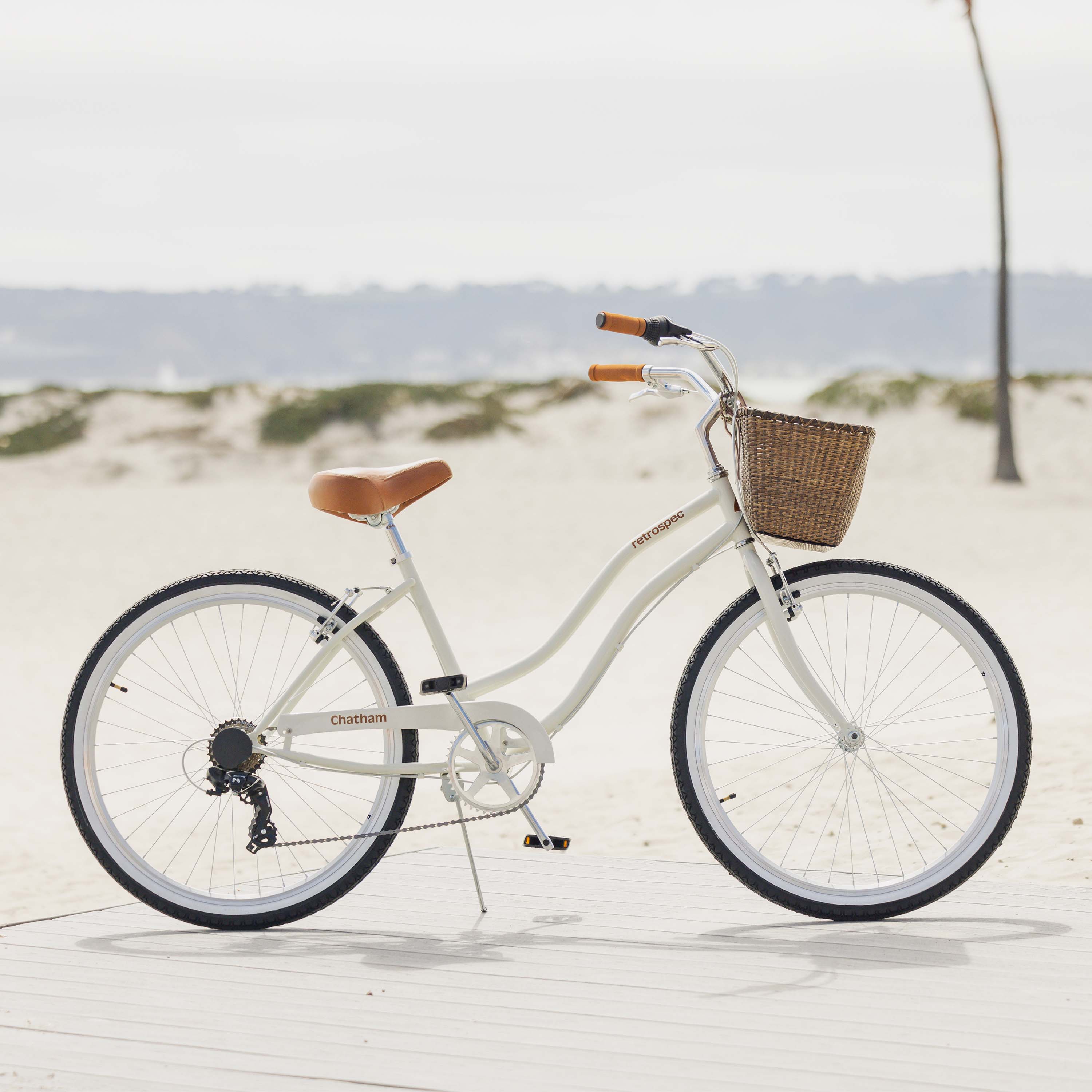 Chatham Beach Cruiser Bike - Step Through 7 Speed