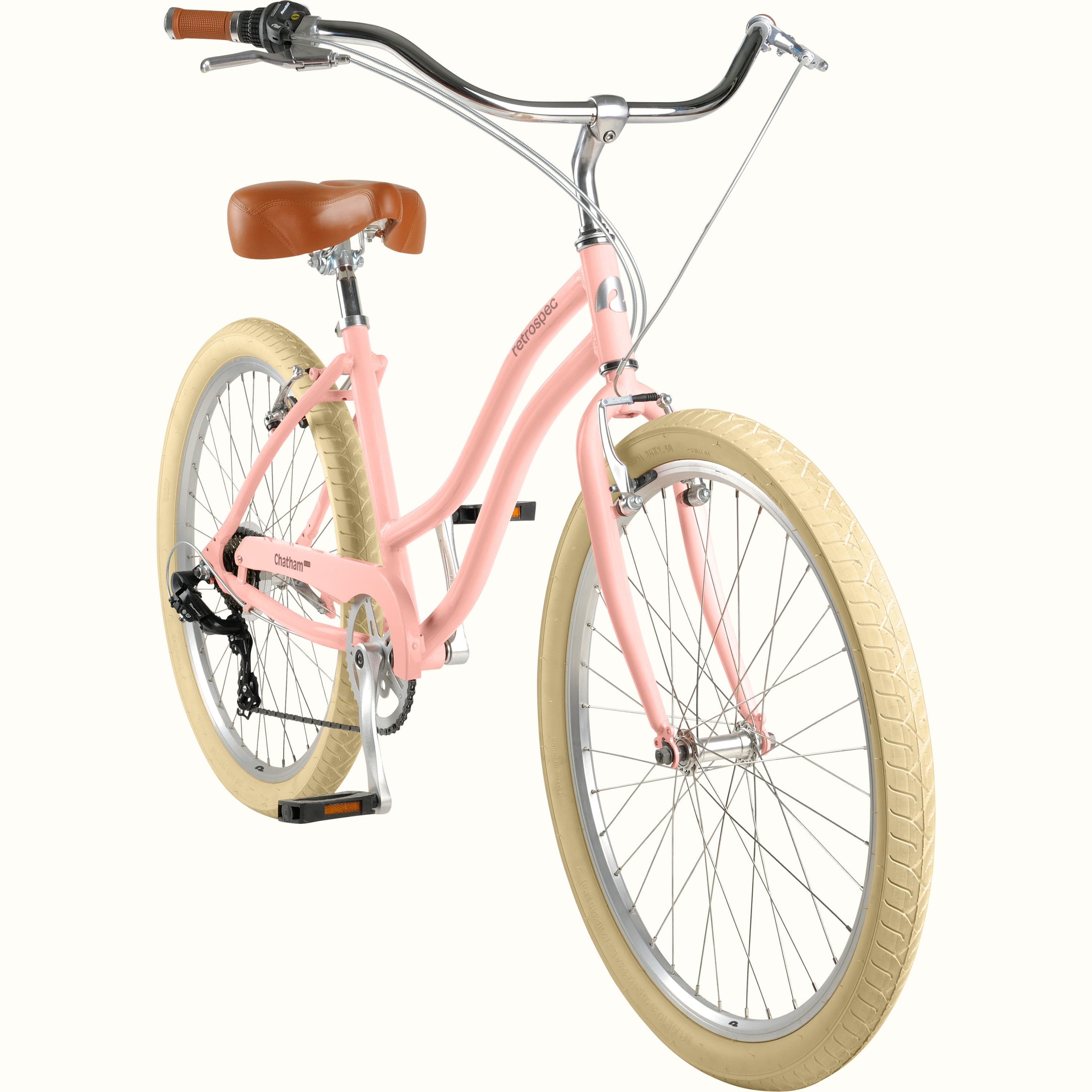 Chatham Plus Aluminum Beach Cruiser Bike - Step Through 7 Speed