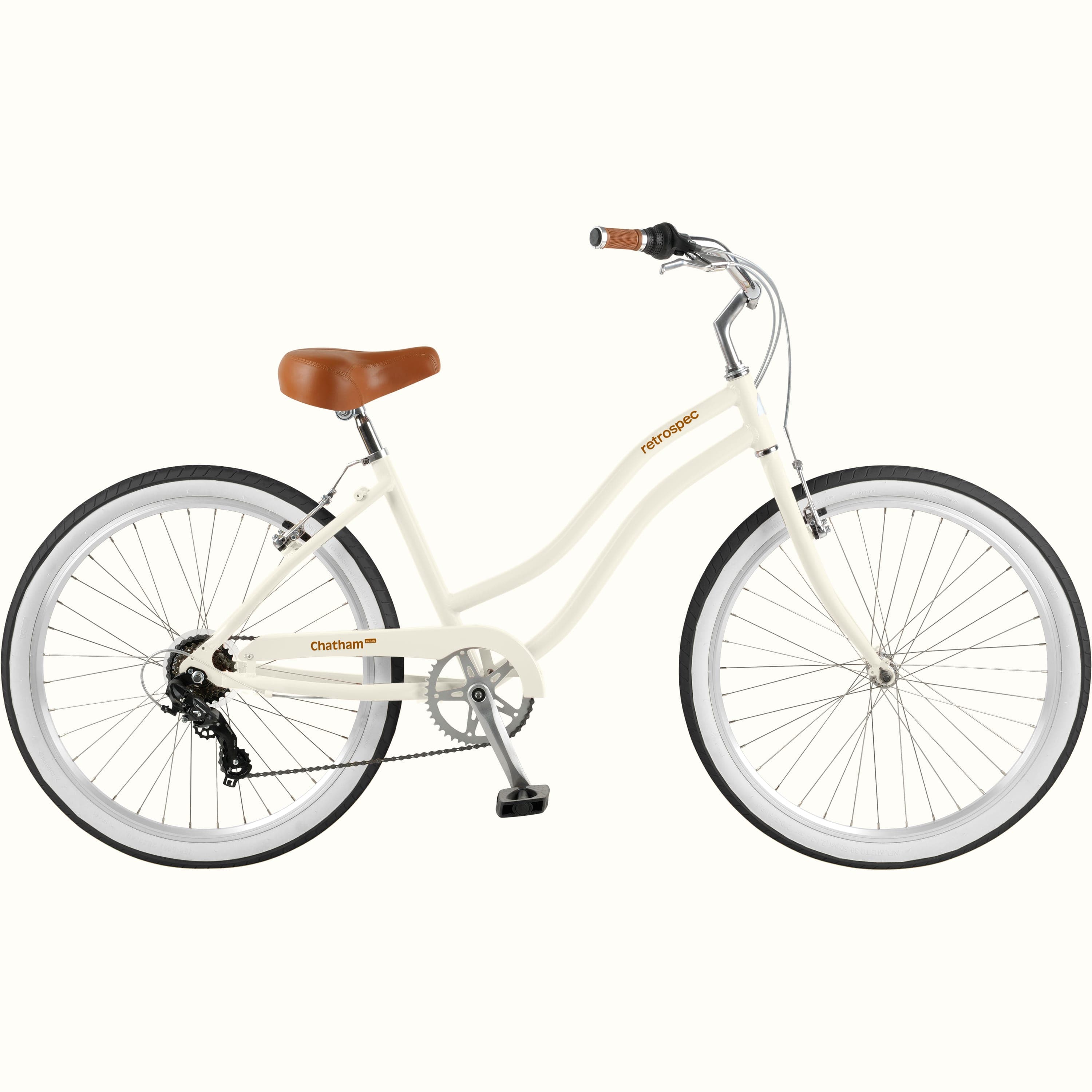 Chatham Plus Aluminum Beach Cruiser Bike - Step Through 7 Speed