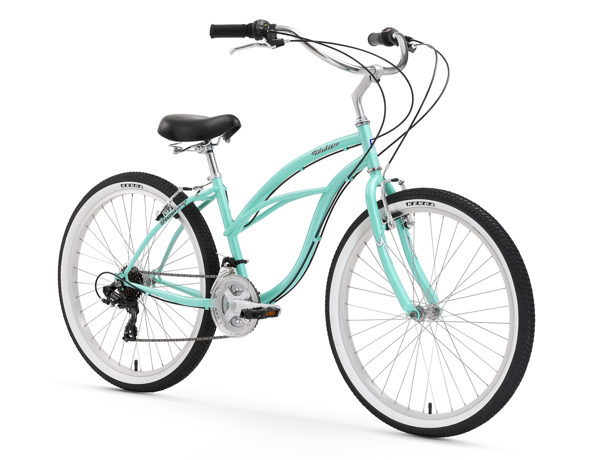 Firmstrong Urban Lady 26" 21 Speed Beach Cruiser Bicycle