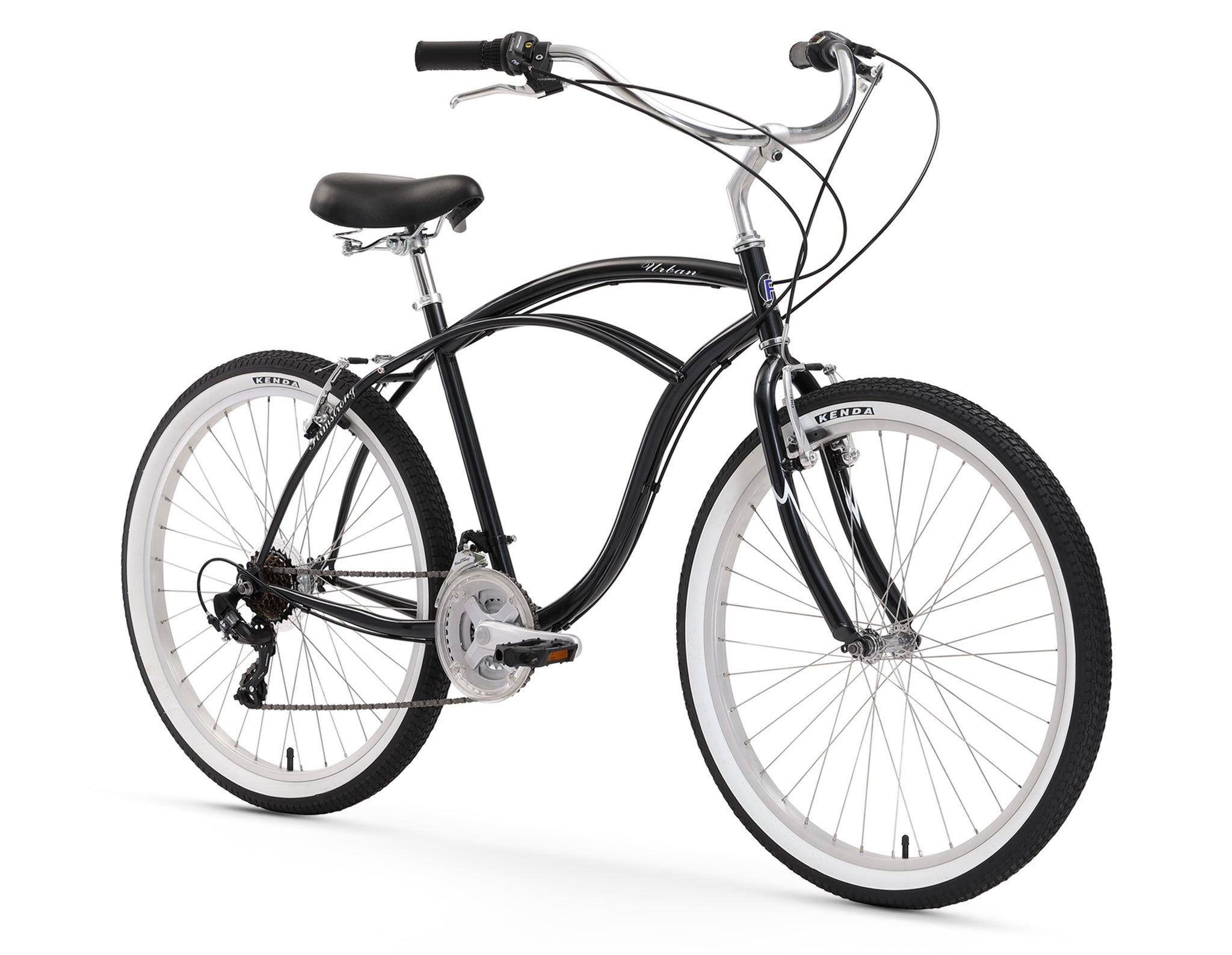 Firmstrong Urban Man 26" 21 Speed Beach Cruiser Bicycle