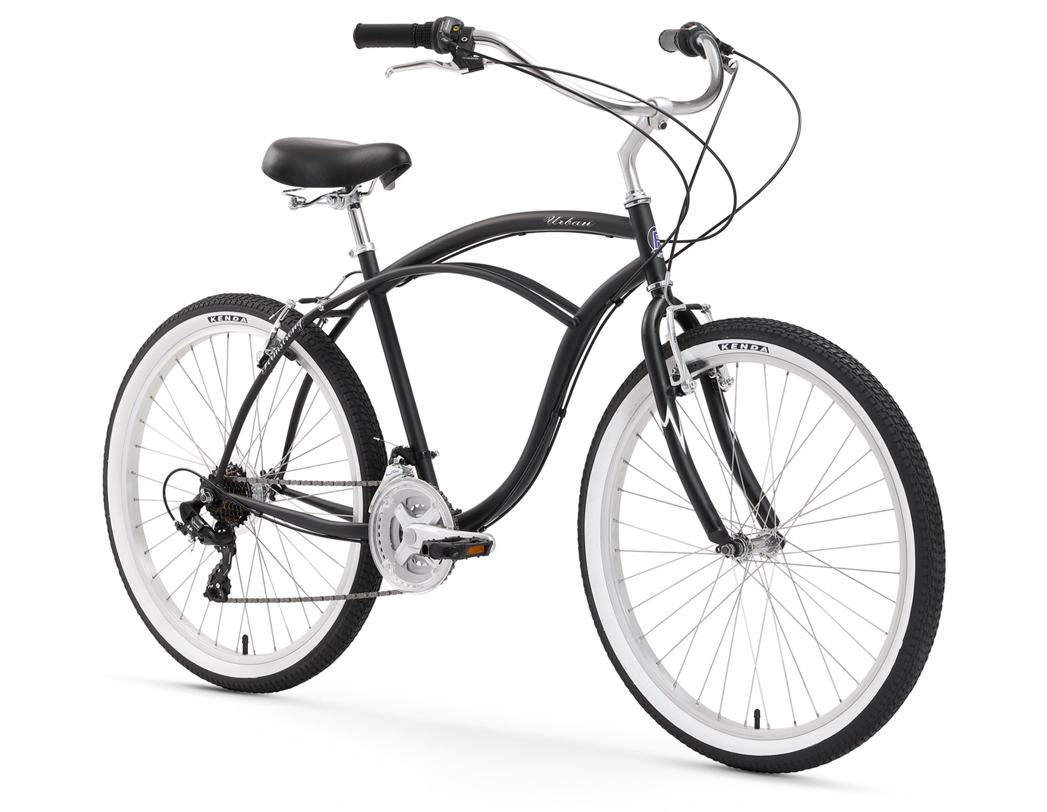 Firmstrong Urban Man 26" 21 Speed Beach Cruiser Bicycle