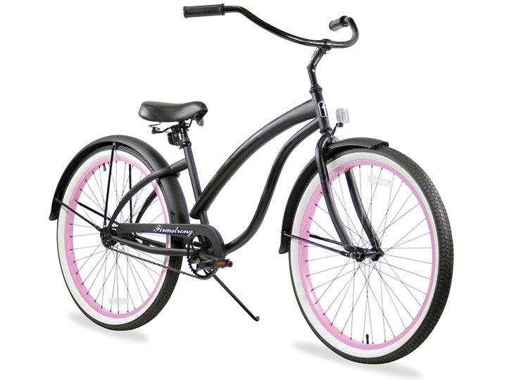 Firmstrong Bella Fashionista Single Speed - Women's 26" Beach Cruiser Bike