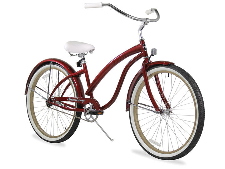 Firmstrong Bella Fashionista Single Speed - Women's 26" Beach Cruiser Bike