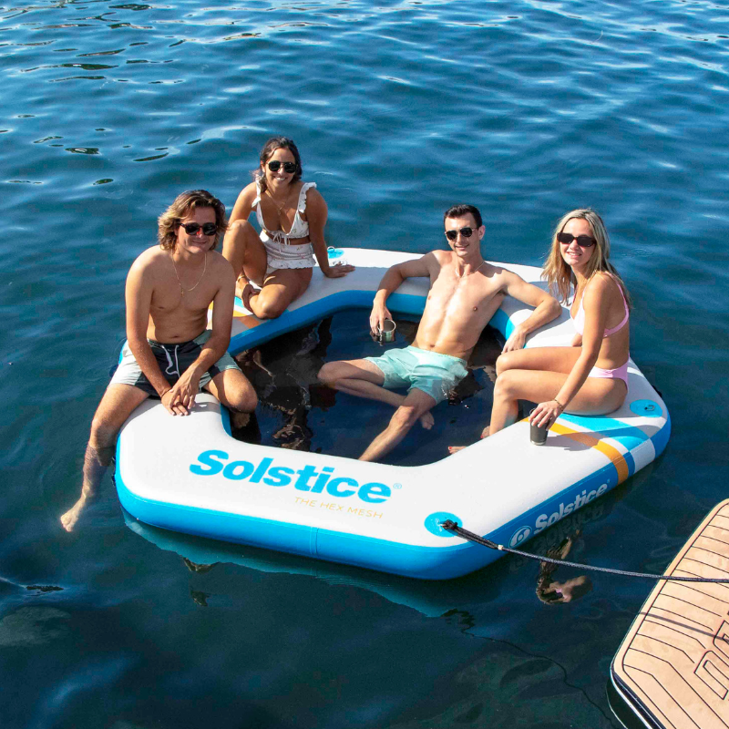 Solstice 8'6'' Hex Mesh Inflatable Dock